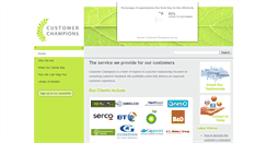 Desktop Screenshot of customerchampions.co.uk